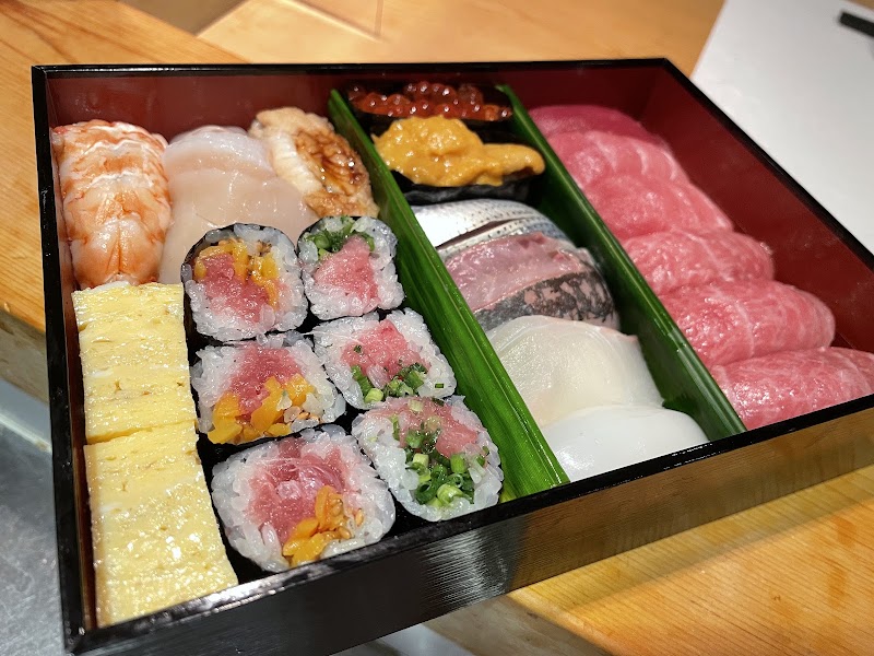 Sushi chef at work